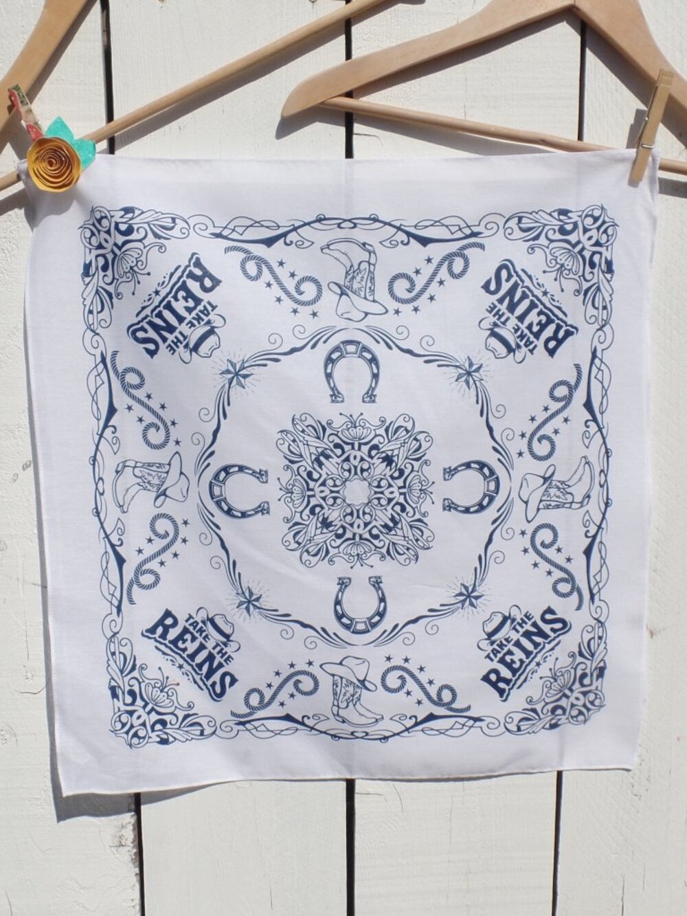 Cowboy Scarf ' Take The Reins' NEW